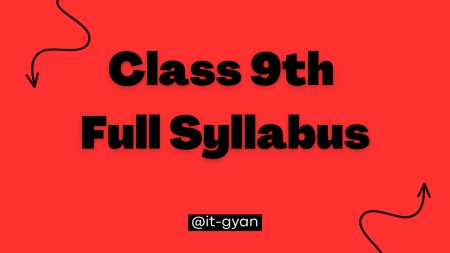 Class 9th 2025 - 2026